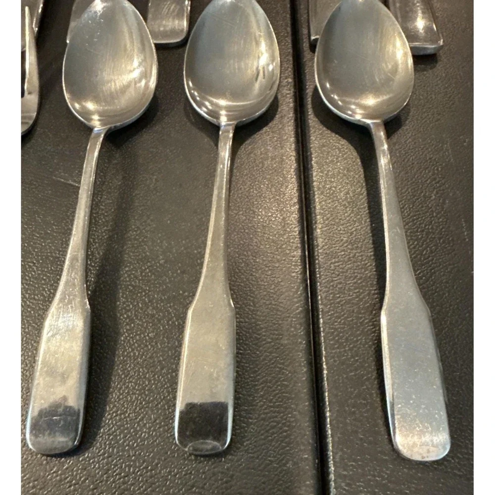 The Cellar Stainless Steel Japan Knives Forks Spoons Paddle Handle Set Of 15
